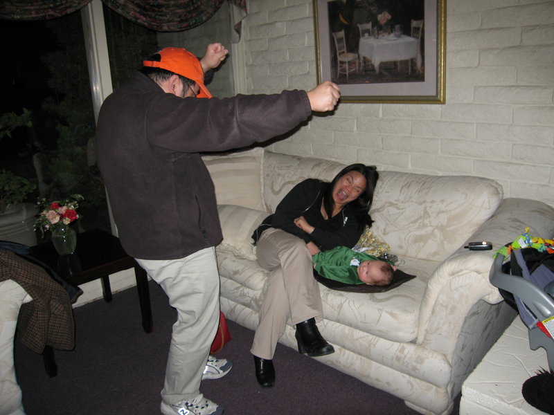 Uncle Josh teaches Jojo to shake his groove thang.
