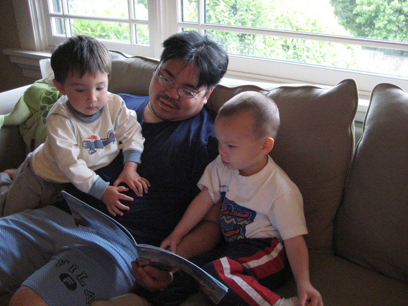 Reading with Uncle Josh