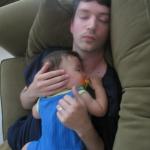 Napping with Daddy