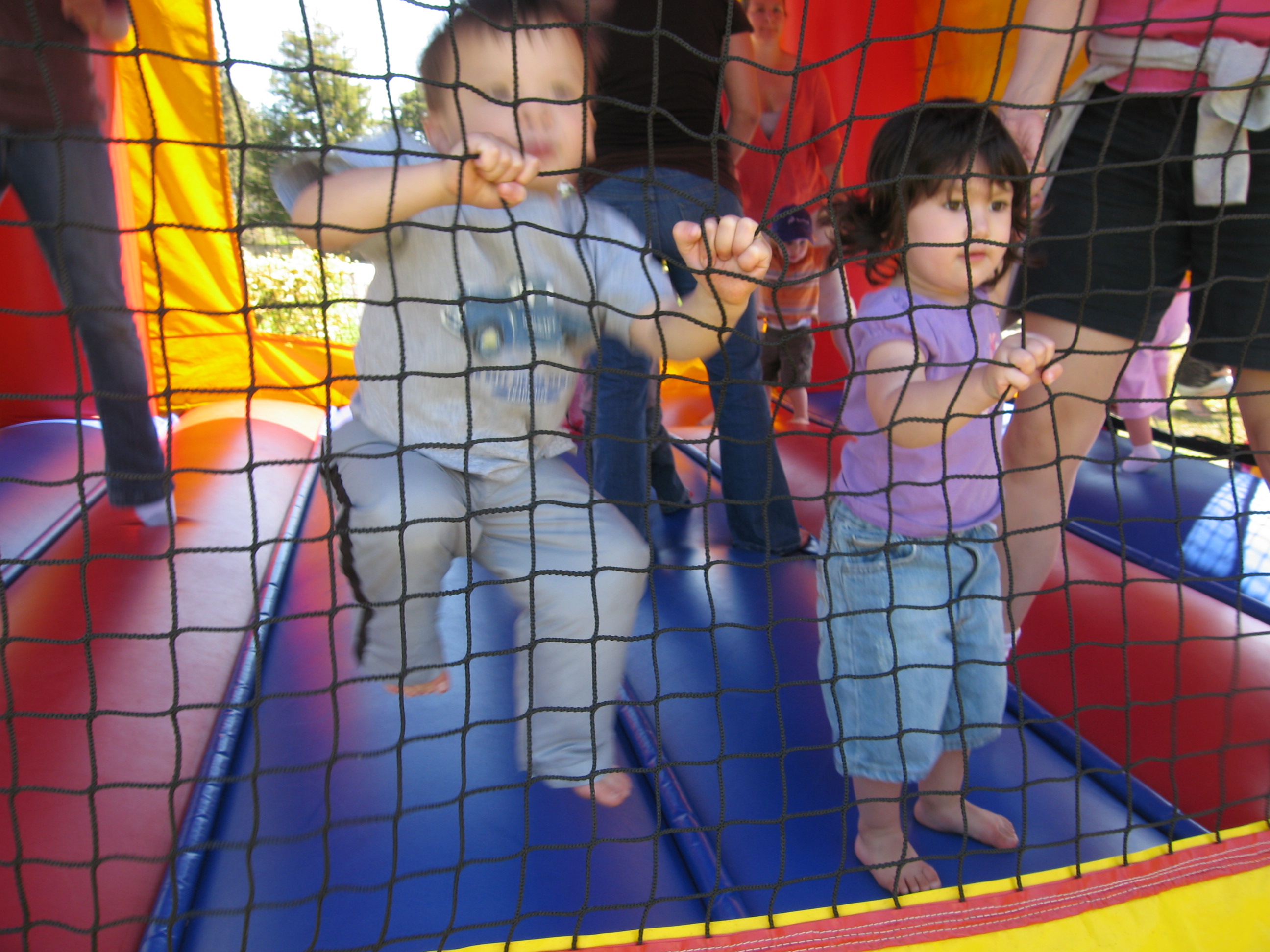 Jojo and Amara invited to crash a park party